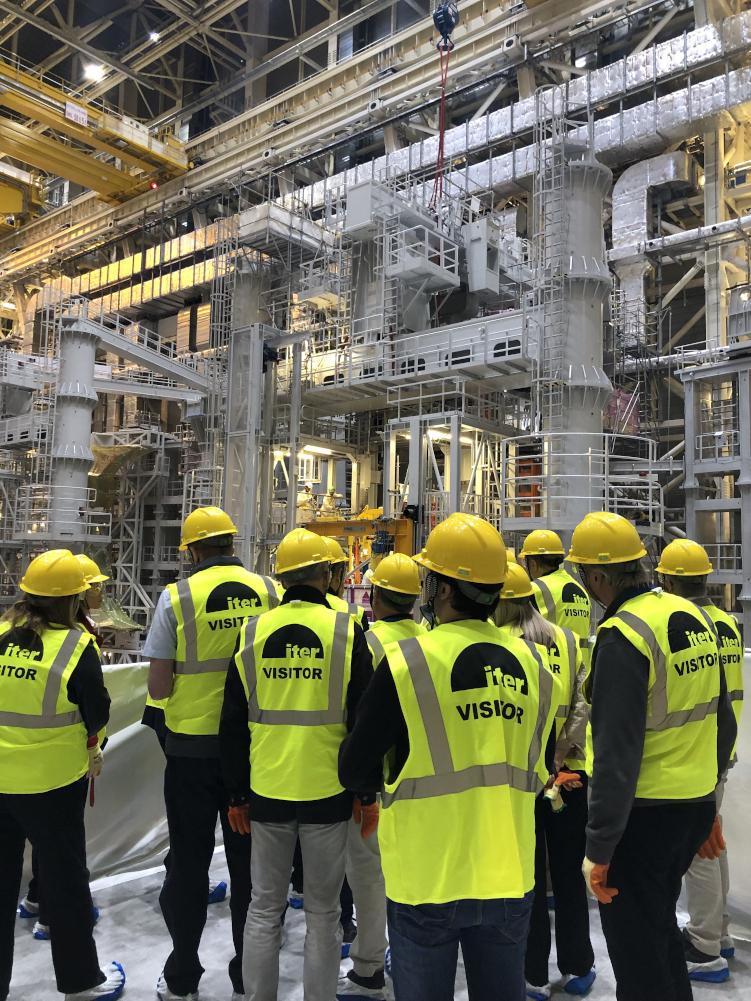 Visit of the ITER experimental fusion facility