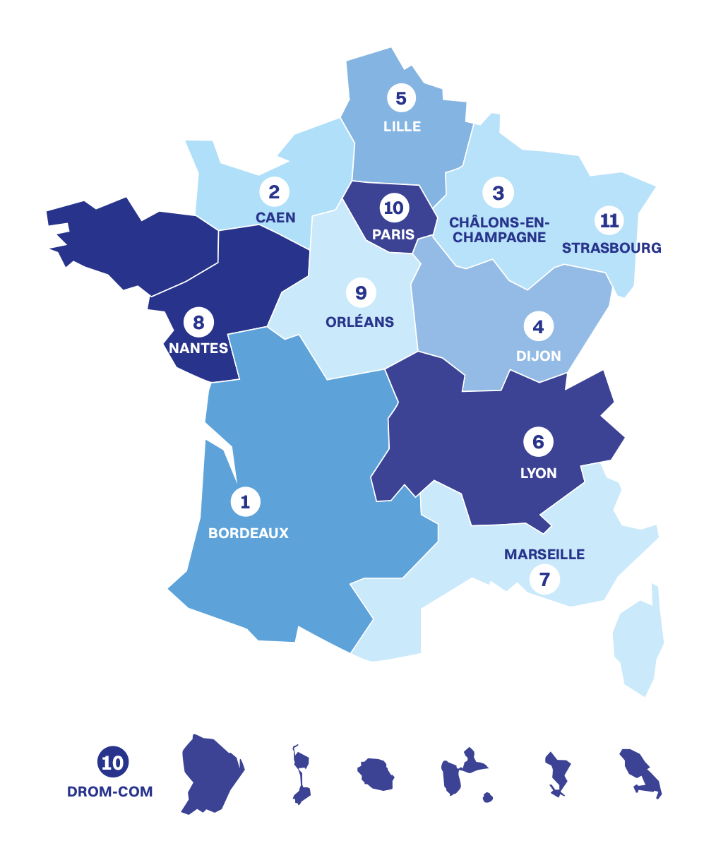 Regional divisions in France
