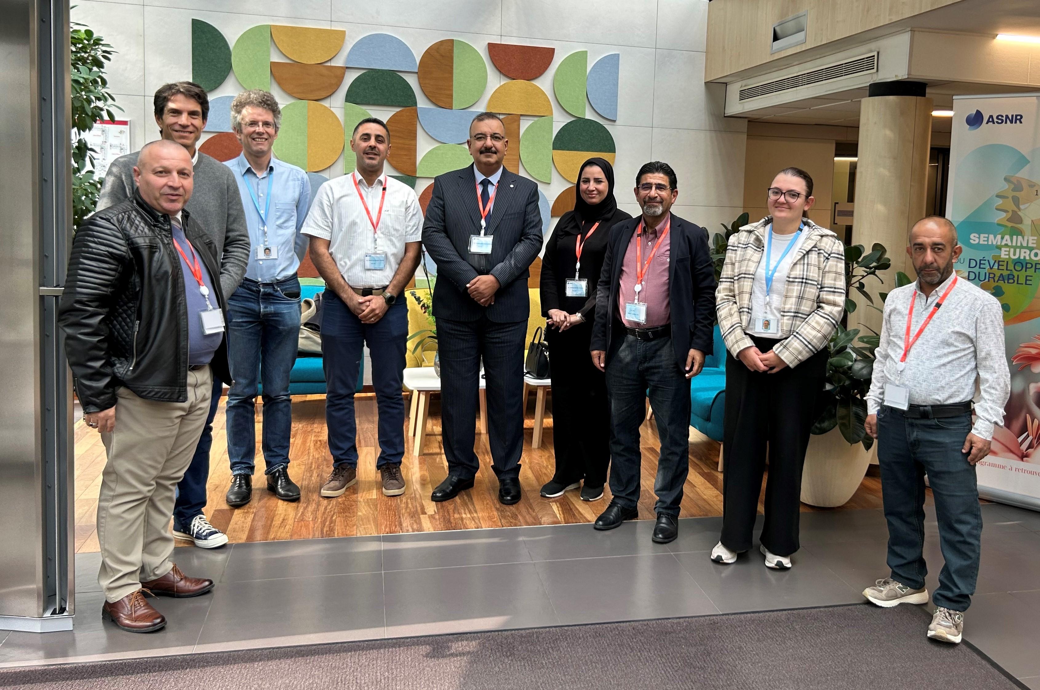 Iraqi Radiation Protection Centre visits ASNR in Fontenay-aux-Roses