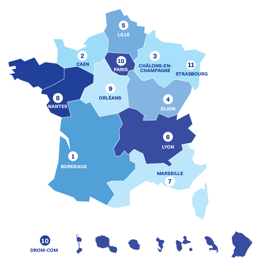 Regional divisions in France