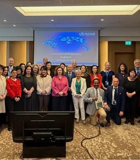 ASNR WHO JEE mission, Albanie December 2025